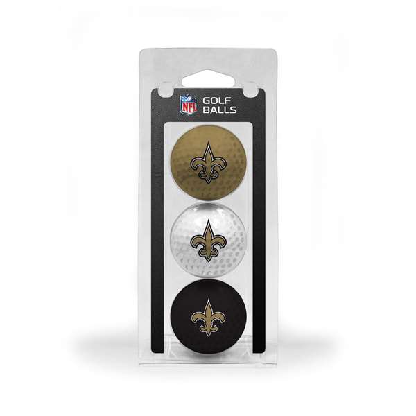 New Orleans Saints Golf 3 Ball Pack 31805   