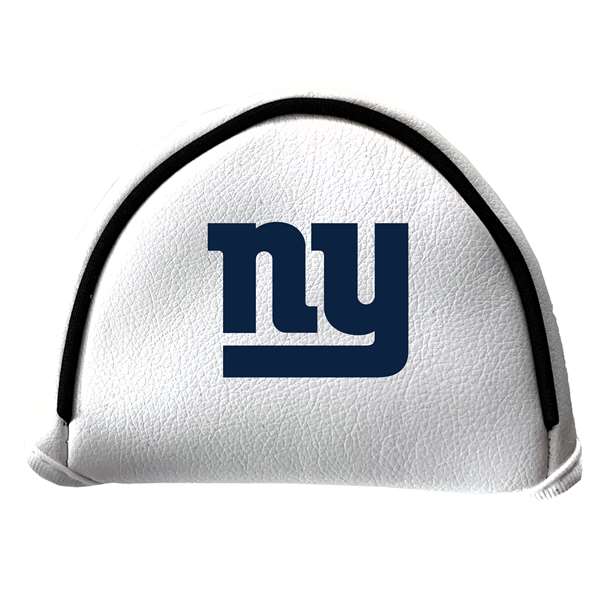 New York Giants Putter Cover - Mallet (White) - Printed Navy