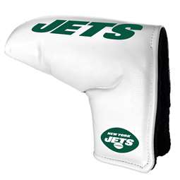 New York Jets Tour Blade Putter Cover (White) - Printed 
