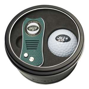 New York Jets Golf Tin Set - Switchblade, Golf Ball   