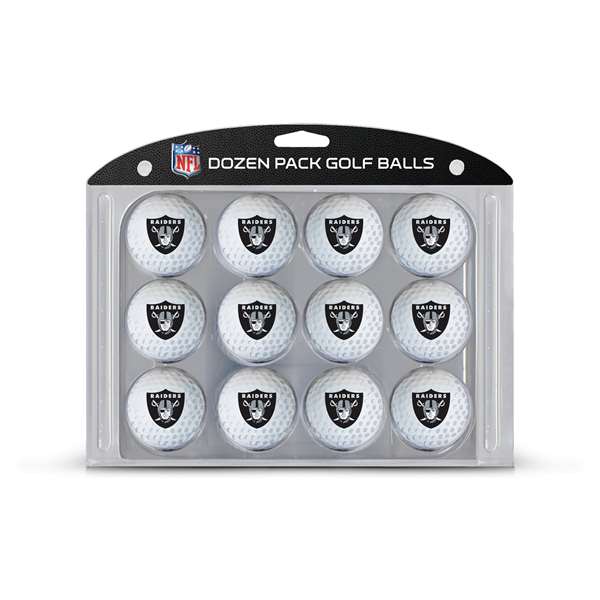 Oakland Raiders Golf Dozen Ball Pack 32103   