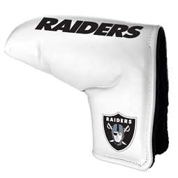 Las Vegas Raiders Tour Blade Putter Cover (White) - Printed 