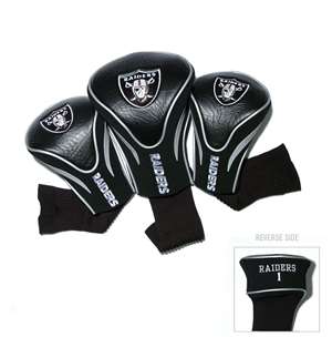 Oakland Raiders Golf 3 Pack Contour Headcover 32194   