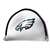 Philadelphia Eagles Putter Cover - Mallet (White) - Printed Black