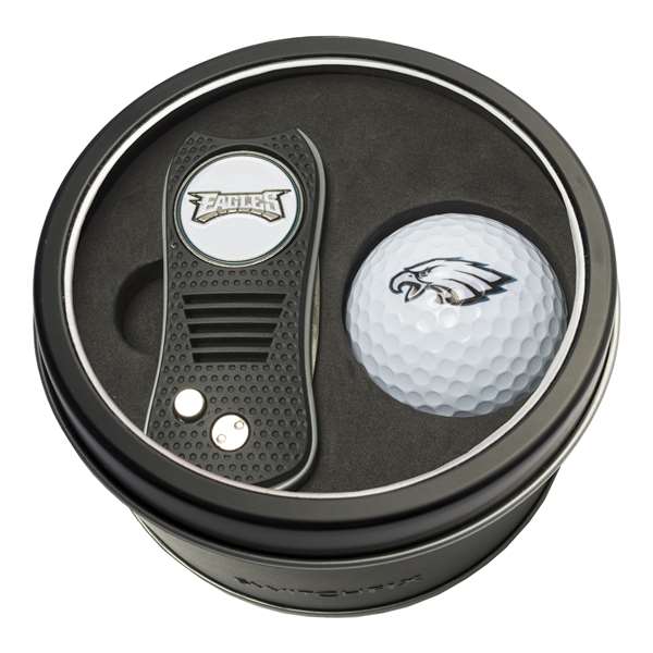 Philadelphia Eagles Golf Tin Set - Switchblade, Golf Ball   