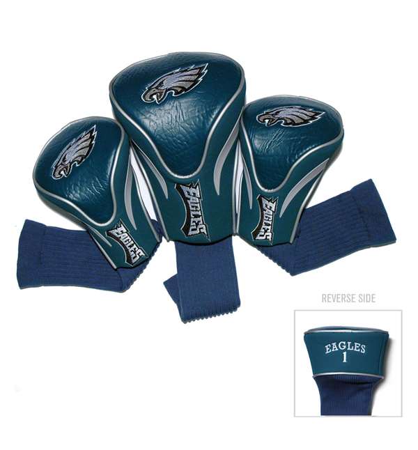 Philadelphia Eagles Golf 3 Pack Contour Headcover 32294   