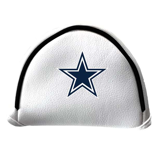 Dallas Cowboys Putter Cover - Mallet (White) - Printed Navy