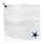 Dallas Cowboys Microfiber Towel - 15" x 15" (White) 