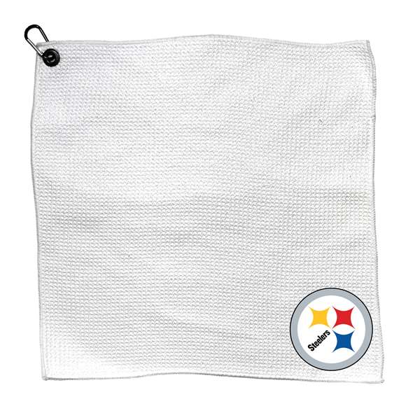 Pittsburgh Steelers Microfiber Towel - 15" x 15" (White) 