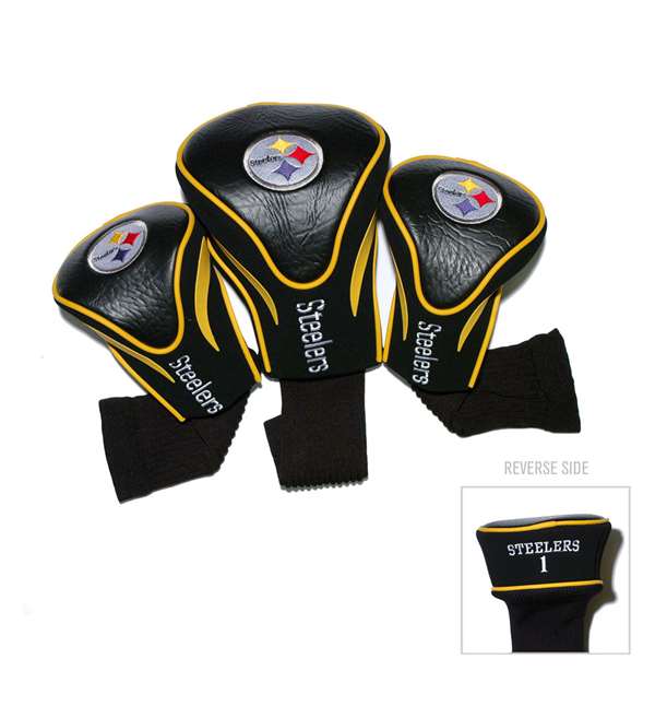 Pittsburgh Steelers Golf 3 Pack Contour Headcover 32494   