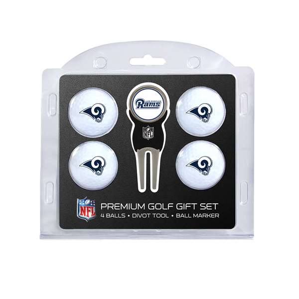 Los Angeles Rams Golf 4 Ball Gift Set 32506   