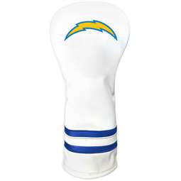 Los Angeles Chargers Vintage Fairway Headcover (White) - Printed 