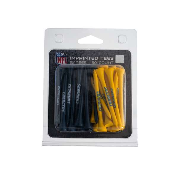 Los Angeles Chargers Golf 50 Tee Pack 32655   