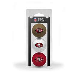 San Francisco 49ers Golf 3 Ball Pack 32705   