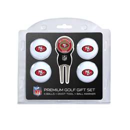 San Francisco 49ers Golf 4 Ball Gift Set 32706   