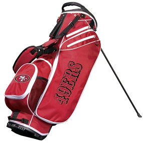 San Francisco 49ers Birdie Stand Golf Bag Dark Red  