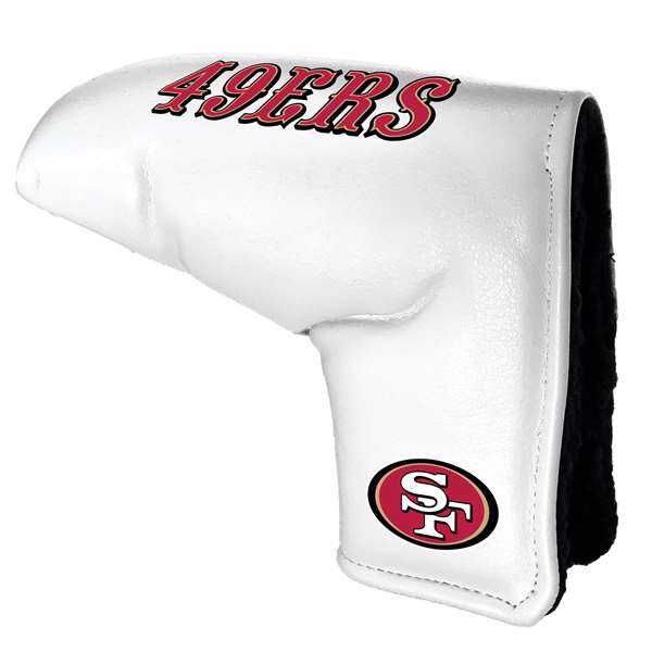 San Francisco 49ers Tour Blade Putter Cover (White) - Printed 