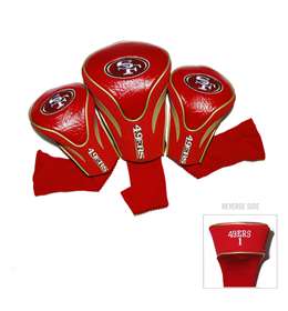 San Francisco 49ers Golf 3 Pack Contour Headcover 32794   