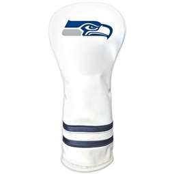 Seattle Seahawks Vintage Fairway Headcover (White) - Printed 