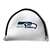 Seattle Seahawks Putter Cover - Mallet (White) - Printed Navy