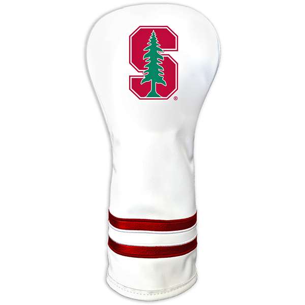 Stanford Cardinal Vintage Fairway Headcover (White) - Printed 