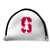 Stanford Cardinal Putter Cover - Mallet (White) - Printed Dark Red