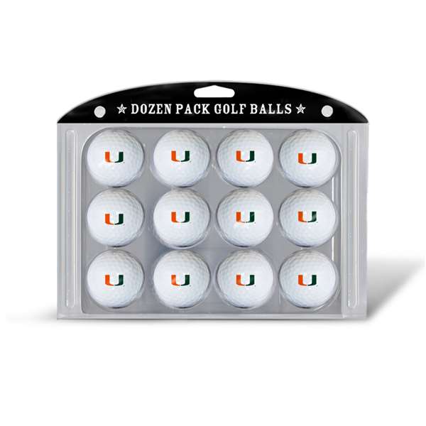 Miami Hurricanes Golf Dozen Ball Pack 47103   