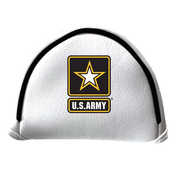 US ARMY Putter Cover - Mallet (White) - Printed Black
