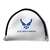 US AIR FORCE Putter Cover - Mallet (White) - Printed Royal