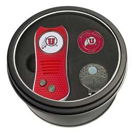 Utah Utes Golf Tin Set - Switchblade, Cap Clip, Marker 80557   