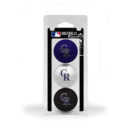 Colorado Rockies Golf 3 Ball Pack 95805   