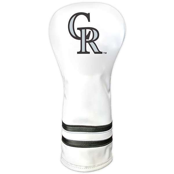 Colorado Rockies Vintage Fairway Headcover (White) - Printed 