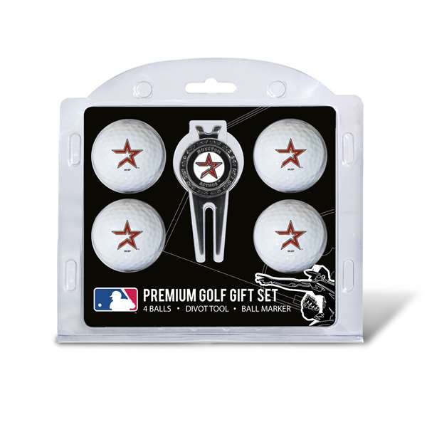 Houston Astros Golf 4 Ball Gift Set 96006   