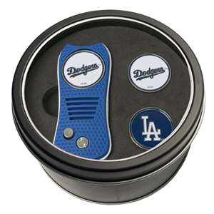 Los Angeles Dodgers Golf Tin Set - Switchblade, 2 Markers 96359   