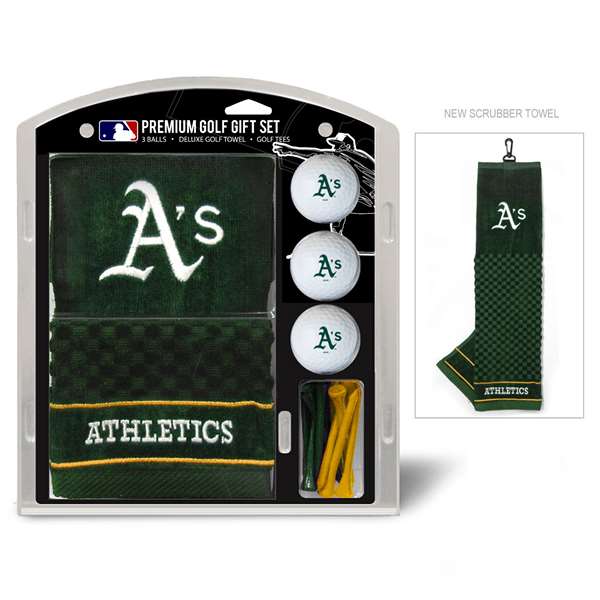Oakland Athletics A's Golf Embroidered Towel Gift Set 96920   
