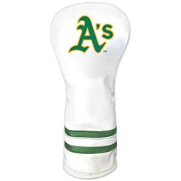 Oakland Athletics Vintage Fairway Headcover (White) - Printed 