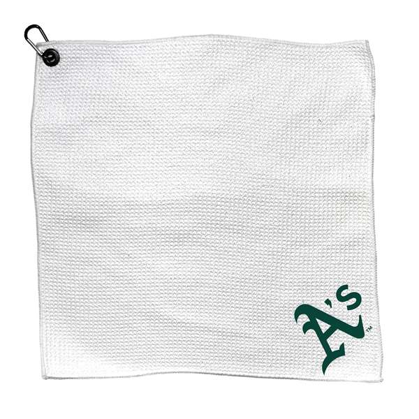 Oakland Athletics Microfiber Towel - 15" x 15" (White) 