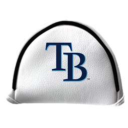 Tampa Bay Rays Putter Cover - Mallet (White) - Printed Navy