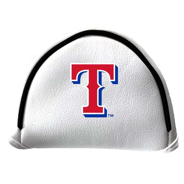Texas Rangers Putter Cover - Mallet (White) - Printed Royal
