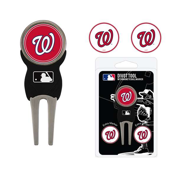 Washington Nationals Golf Signature Divot Tool Pack  97945