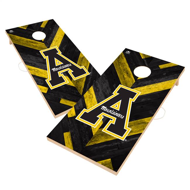 Appalachian State Mountaineers Solid Wood 2X4 Cornhole Bag Toss Game  