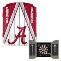 Alabama Crimson Tide Dartboard Cabinet