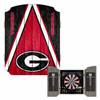 Georgia Bulldogs Dartboard Cabinet