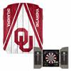 Oklahoma Sooners Dartboard Cabinet