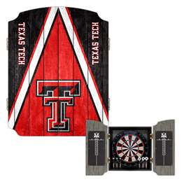 Texas Tech Red Raiders Dartboard Cabinet