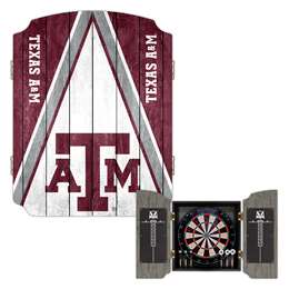 Texas A&M Aggies Dartboard Cabinet