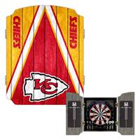 Kansas City Chiefs Dartboard Cabinet