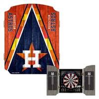 Houston Astros Dartboard Cabinet