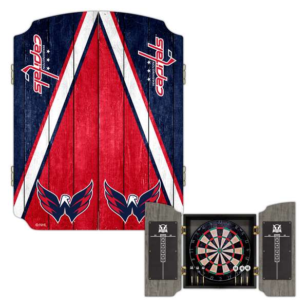 Washington Capitals Dartboard Cabinet