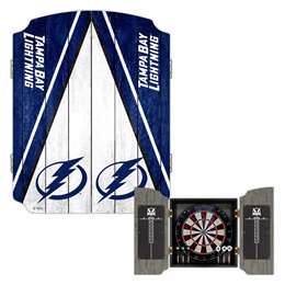 Tampa Bay Lightning Dartboard Cabinet